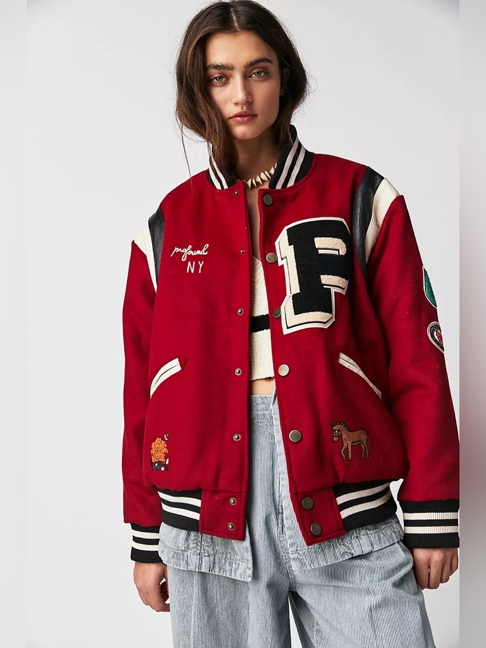 Profound Letterman Varsity Jacket - Size Small
